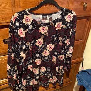 George Floral 3/4 sleeve top